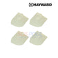 Hayward Concrete Pod Shoes For Pool Vac and Navigator Pool Cleaners | 4 Pack | AXV414P