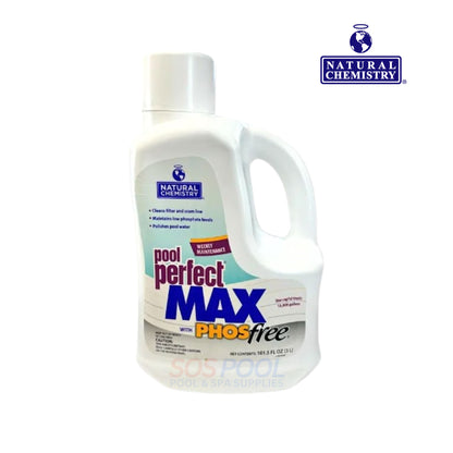 Natural Chemistry Pool Perfect MAX + PHOSfree | Pool Phosphate Remover | 3L | 15301NCM