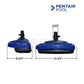 Pentair Dorado Complete Head Assembly Suction Side Cleaner | Head Only | 360279