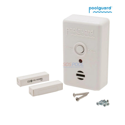 Poolguard Pool Door Alarm | Immediate Pool Door Alarm | White | DAPT-2